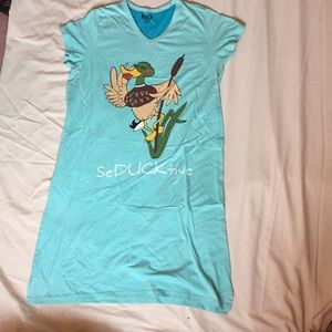 “SeDUCKtive” nightgown (or dress); NEVER WORN